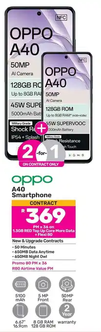 Game Oppo A40 Smartphone offer