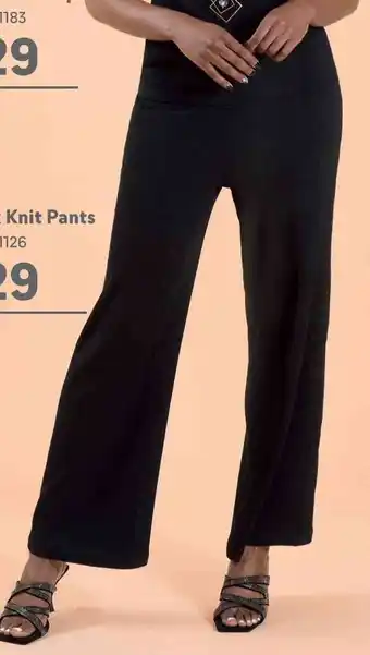 Makro Black Knit Pants offer