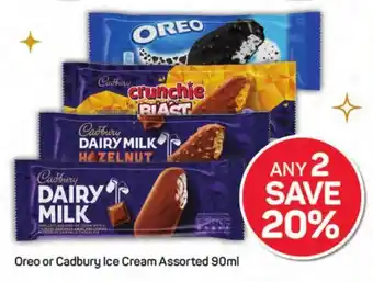 Pick n Pay Oreo or Cadbury Ice Cream Assorted offer