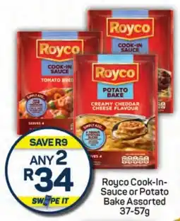 Pick n Pay Royco Cook-In- Sauce or Potato Bake Assorted offer