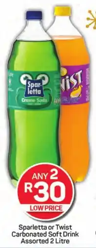 Pick n Pay Sparletta or Twist Carbonated Soft Drink Assorted offer