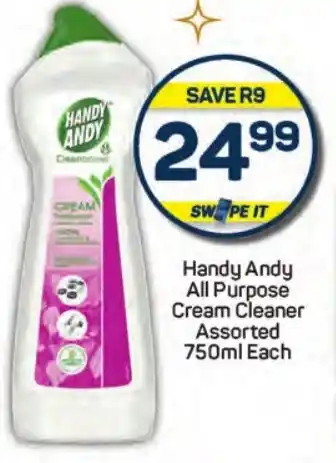 Pick n Pay Handy Andy All Purpose Cream Cleaner Assorted offer