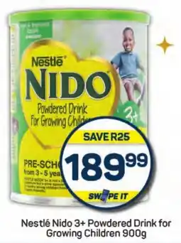 Pick n Pay Nestlé Nido 3+ Powdered Drink for Growing Children offer