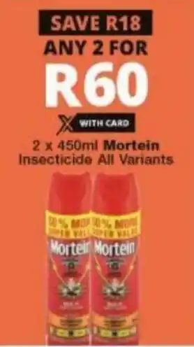 Mortein Insecticide All Variants 2 x 450ml