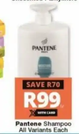 Checkers Liquor Shop Pantene Shampoo All Variants each offer