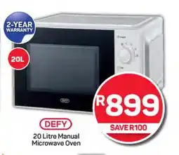 Pick n Pay DEFY Manual Microwave Oven offer