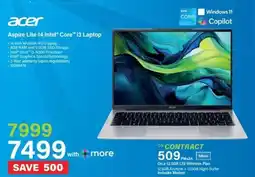 Incredible Connection Acer Aspire Lite 14 Intel Core i3 Laptop offer