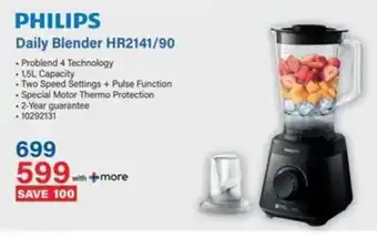 Incredible Connection PHILIPS Daily Blender HR2141/90 offer