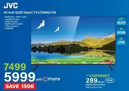 Incredible Connection JVC 55-inch QLED Smart TV-LT55NQ7145 offer