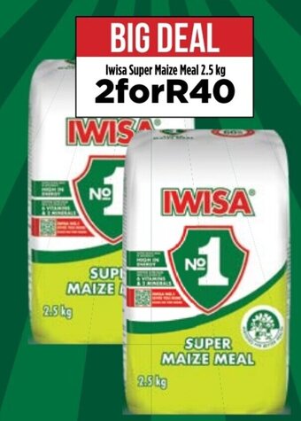 Food Lover's Market Iwisa Super Maize Meal 2.5kg offer