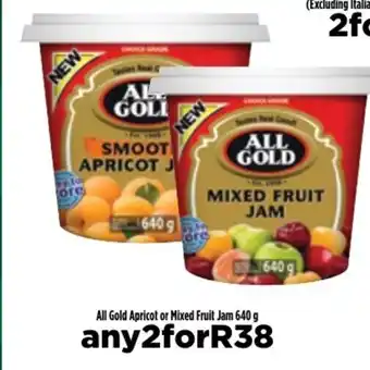 Food Lover's Market All Gold Apricot or Mixed Fruit Jam 640g offer