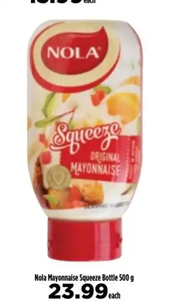 Food Lover's Market Nola Mayonnaise Squeeze Bottle 500g offer