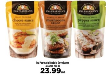 Ina Paarman's Ready to Serve Sauces Assorted 200ml