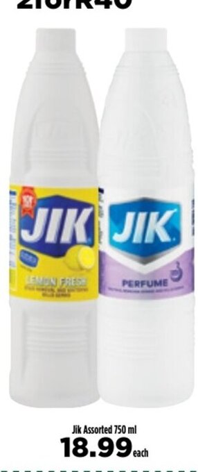 Food Lover's Market Jik Assorted 750ml offer