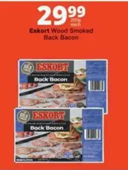Eskort Wood Smoked Back Bacon