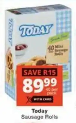 Checkers Hyper Today Sausage Rolls offer