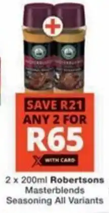 Checkers Hyper Robertsons Masterblends Seasoning All Variants offer