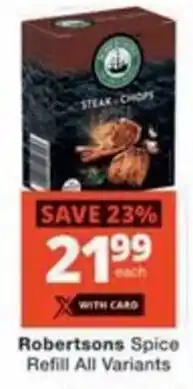 Checkers Hyper Robertsons Spice Refill All Variants offer