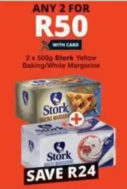 Checkers Hyper Stork Yellow Baking/White Margarine offer