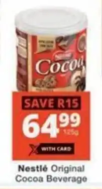 Checkers Hyper Nestlé Original Cocoa Beverage offer
