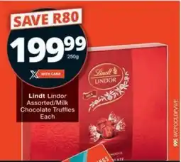 Lindt Lindor Assorted/Milk Chocolate Truffles