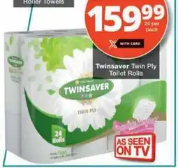 Checkers Hyper Twinsaver Twin Ply Toilet Rolls offer