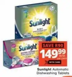 Checkers Hyper Sunlight Automatic Dishwashing Tablets offer