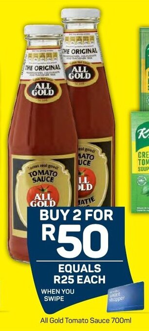 Pick n Pay All Gold Tomato Sauce 700ml offer