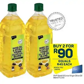 Pick n Pay PnP Seed & Extra Virgin Olive Oil Blend 1 Litre offer