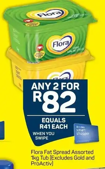 Pick n Pay Flora Fat Spread Assorted 1kg Tub offer
