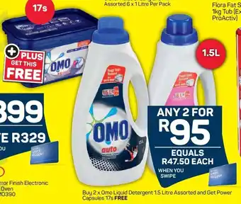 Pick n Pay Omo Liquid Detergent 1.5L offer