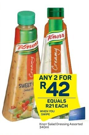 Knorr Salad Dressing Assorted 340ml