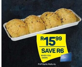 Pick n Pay PnP Garlic Rolls 4s offer