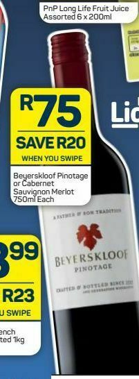 Pick n Pay Beyerskloof wine offer