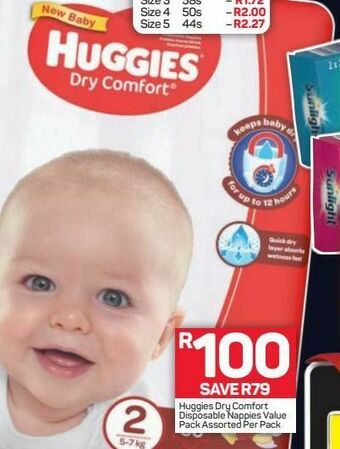 Pick n Pay Huggies disposable nappies offer