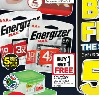 Pick n Pay Energizer batteries offer