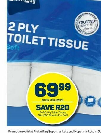 Pick n Pay Pnp toilet paper offer
