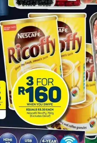 Pick n Pay Hypermarket Nescafé ricoffy 3 offer