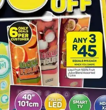 Pick n Pay Hypermarket Liqui-fruit fruit juice 3 offer