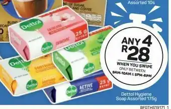 Pick n Pay Hypermarket Dettol bath soap 4 offer