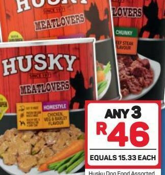 Pick n Pay Hypermarket Husky dog food 3 offer