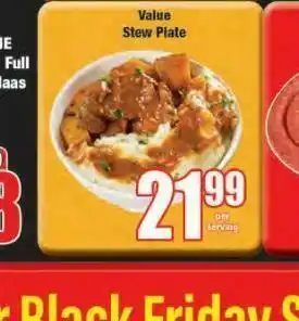 Boxer Stew plate offer