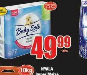 Baby soft toilet paper