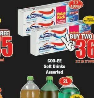 Boxer Aquafresh toothpaste 2 offer