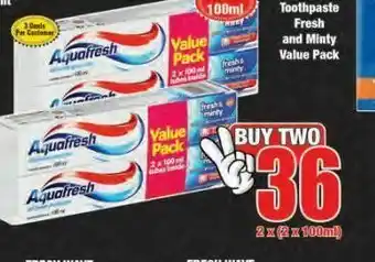 Aquafresh toothpaste 2