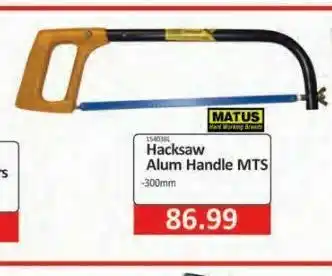 Hacksaw alum handle mts