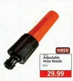 Adjustable hose nozzle