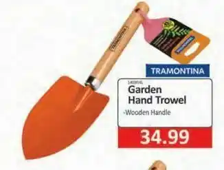 Garden hand trowel