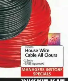 KitKat Cash and Carry House wire cable all clours offer
