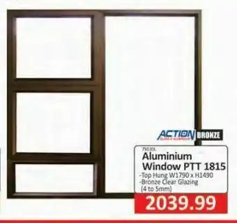 Aluminium windows ptt 1815